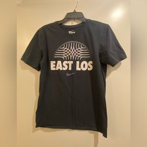 Nike T Shirt Small Gray Short Sleeve Tee Athletic East Los Angeles